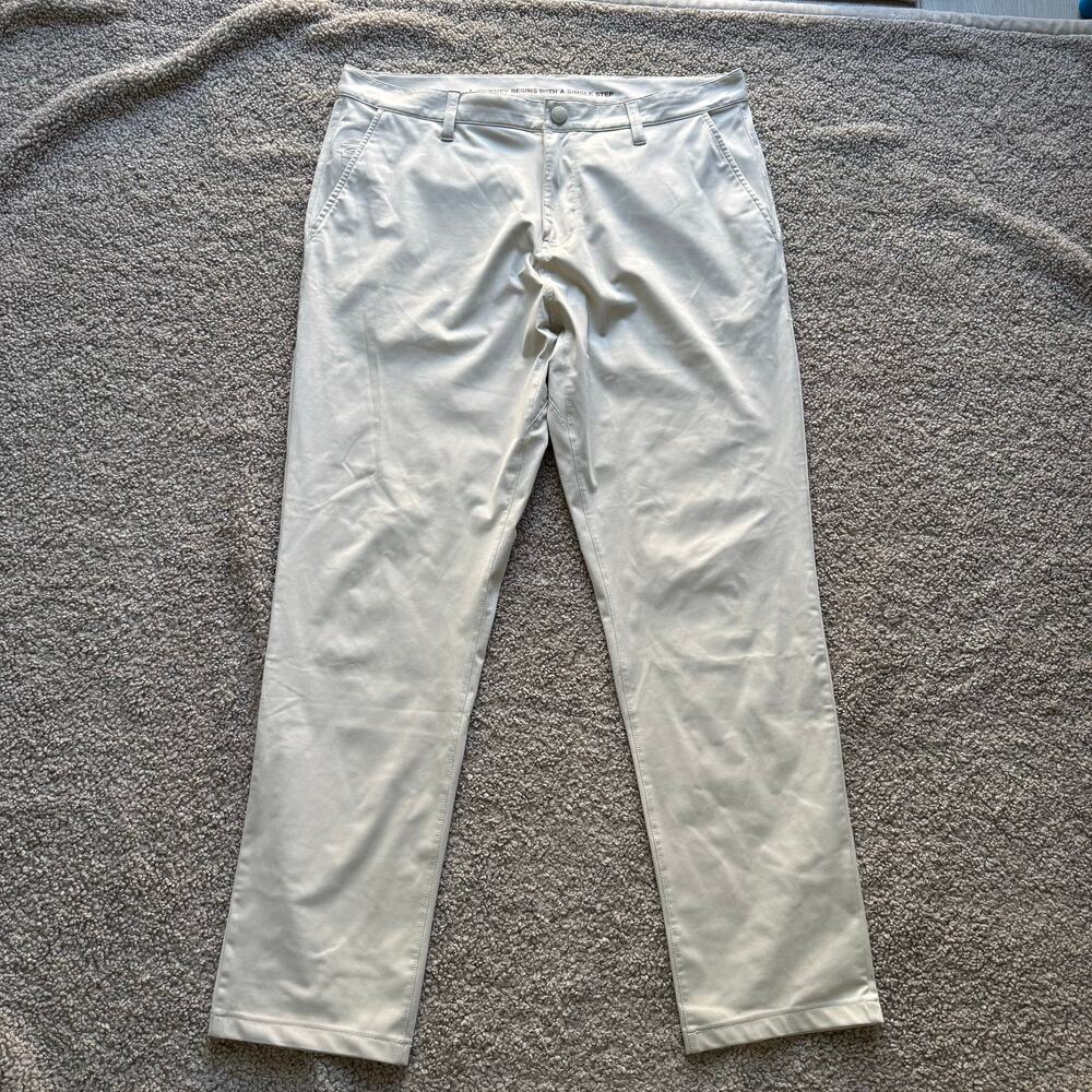 Rhone Men’s Commuter Dress Pants Stone Wrinkle Resistant Size 34x28